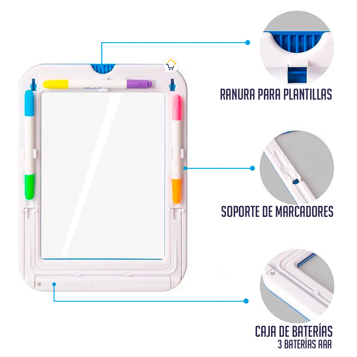 Miniatura 3 de Tablero De Dibujo Magico 21MP1